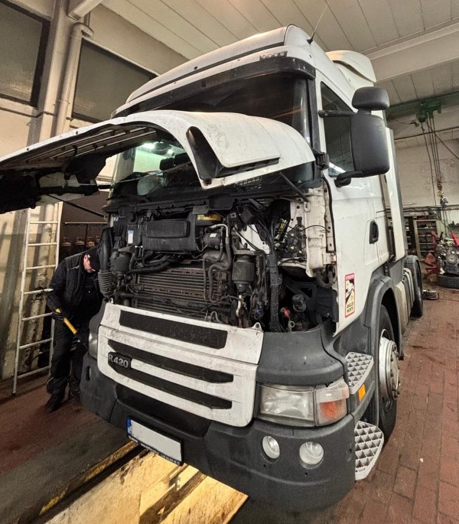 Scania R420 LKW Diagnose Kabelbruch Werkstatt Hannover