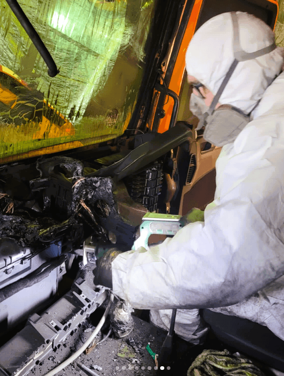 LKW Brandschaden Reparatur Hannover