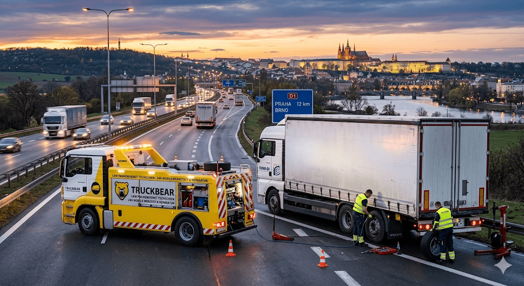 LKW Reifenservice Tschechien